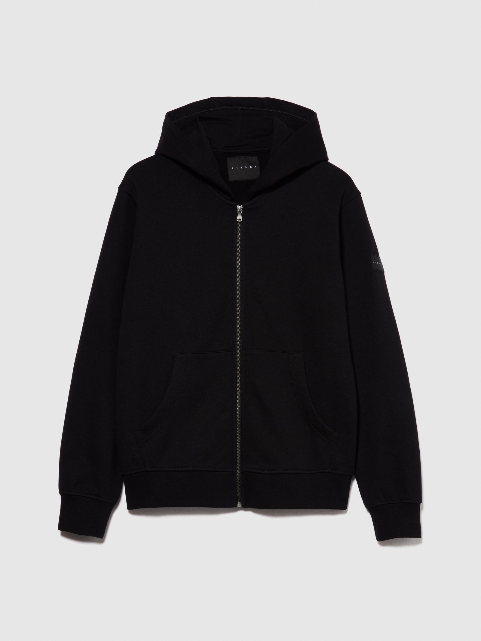 Felpa con cappuccio da uomo nero | Sisley Outlet