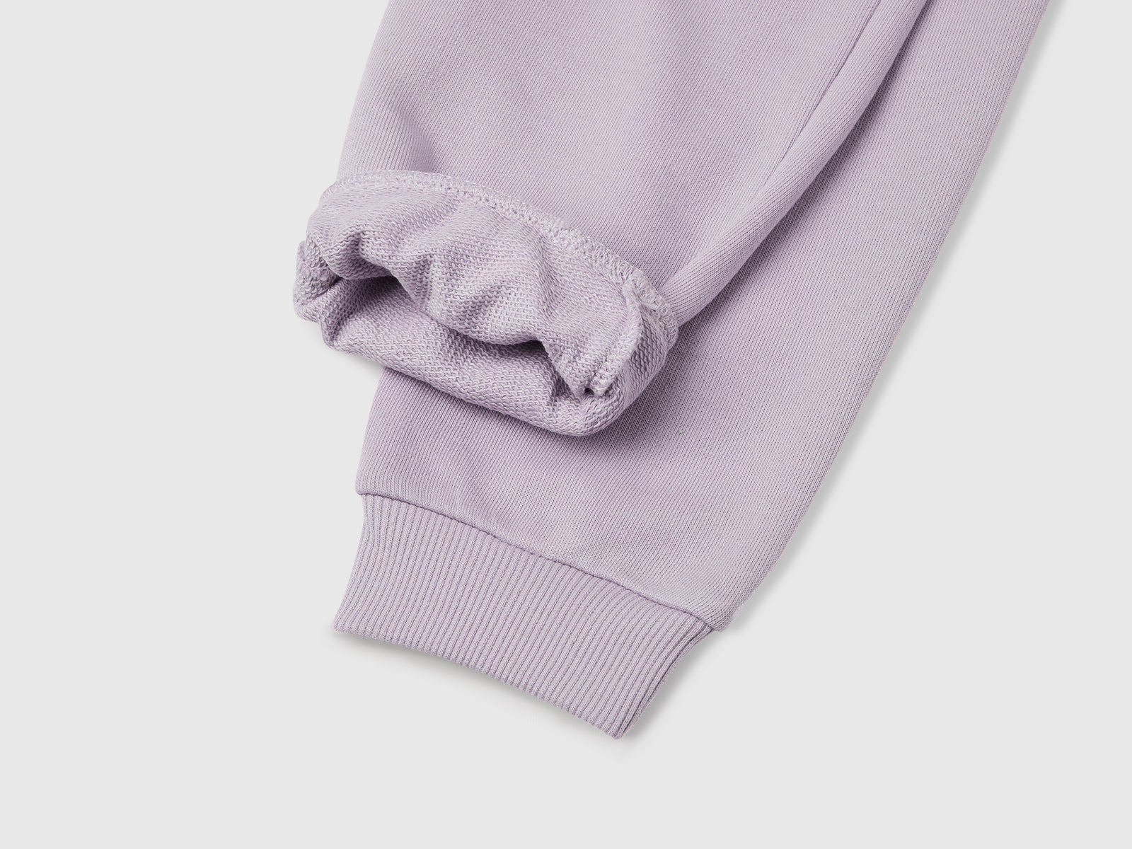 Pantaloni in felpa con logo da bambina lavanda 3 | Benetton Outlet