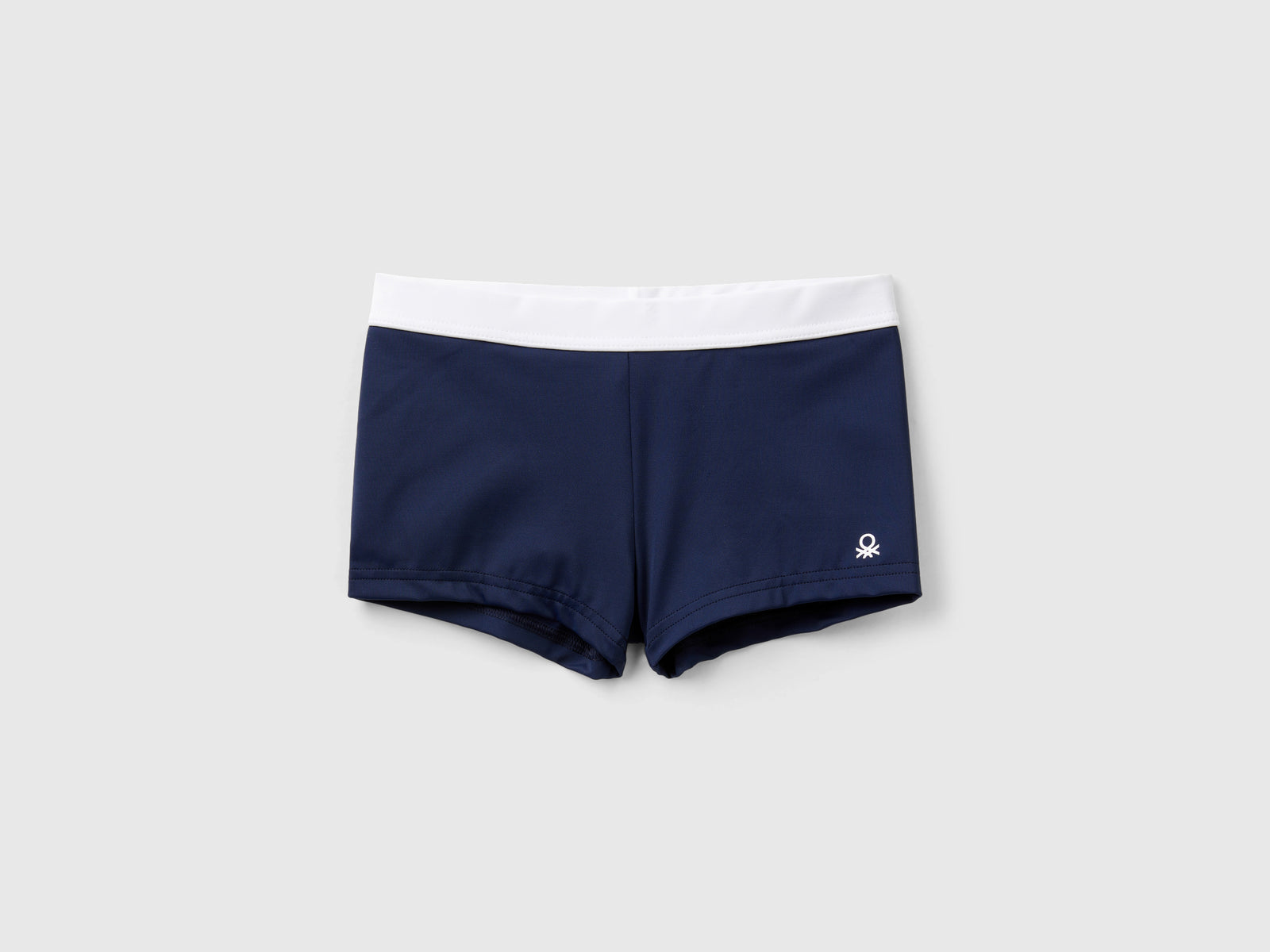 Costume slip con coulisse in ECONYL® da bambino blu scuro | Benetton Outlet