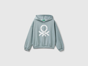 Felpa con cappuccio 100% cotone