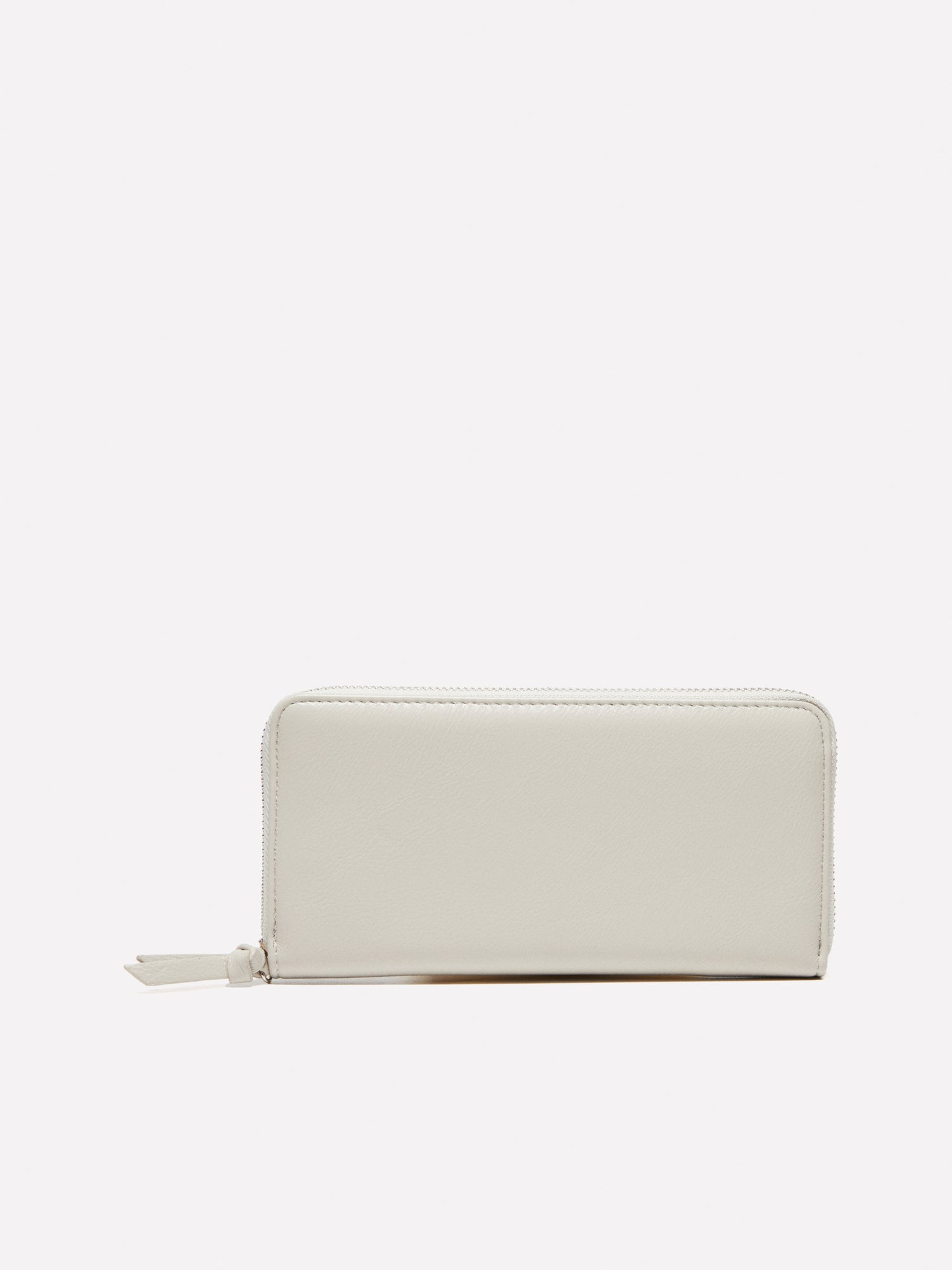 Portafoglio grande con zip da donna bianco panna | Sisley Outlet