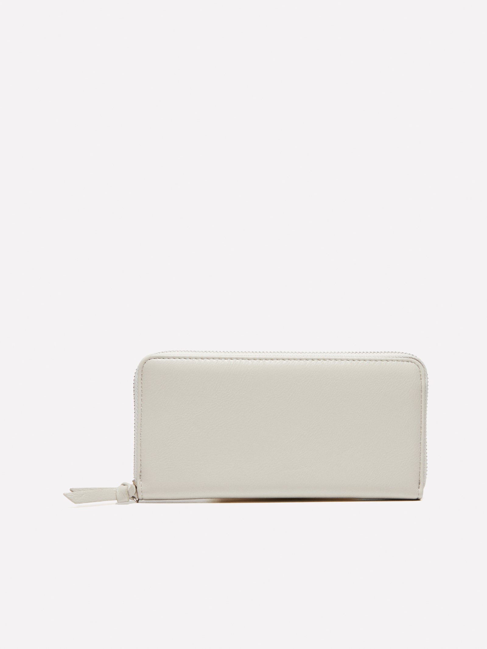 Portafoglio grande con zip da donna bianco panna | Sisley Outlet