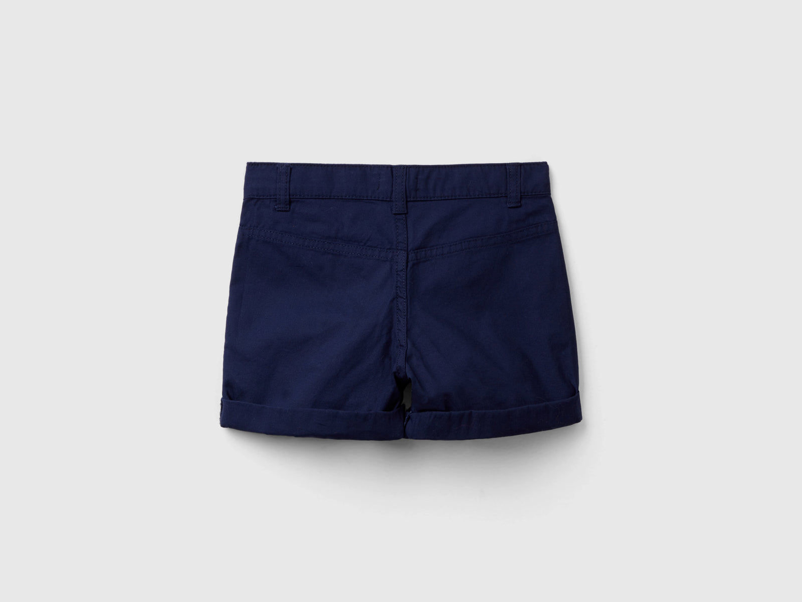Bermuda in puro cotone da bimbo blu scuro 2 | Benetton Outlet