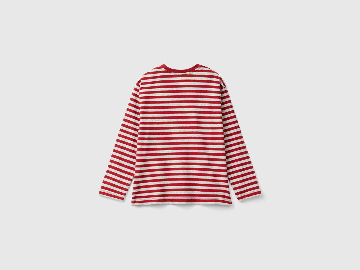 T-shirt a righe 100% cotone