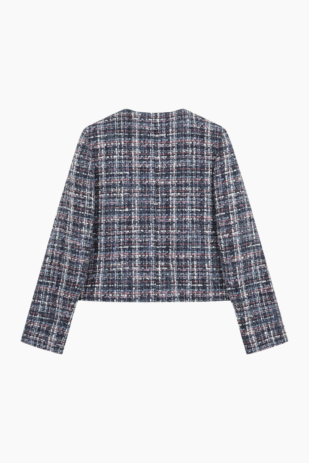 Giacca in tweed con bottoni gioiello