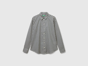 Camicia fantasia in cotone leggero