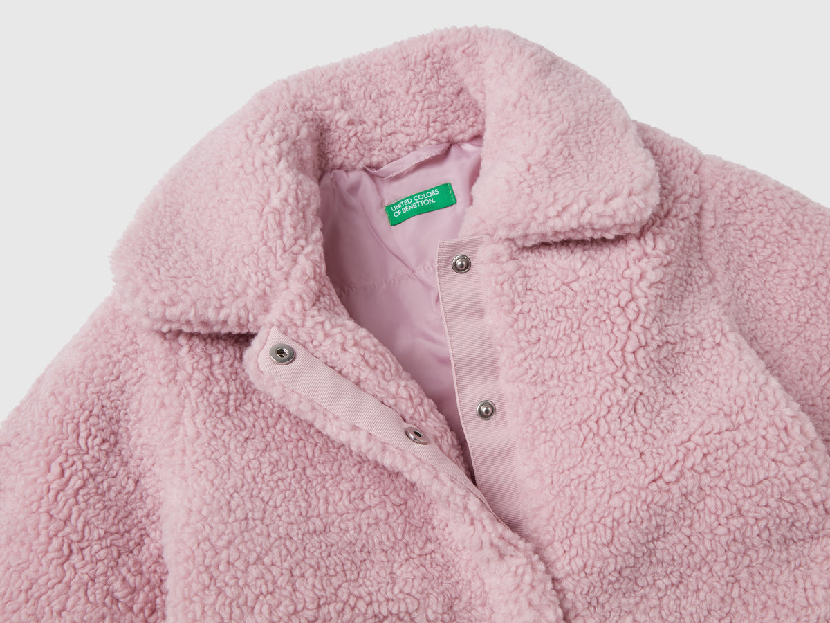 Cappotto in pelliccetta sintetica