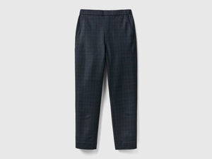 Pantaloni fantasia con elastico in vita