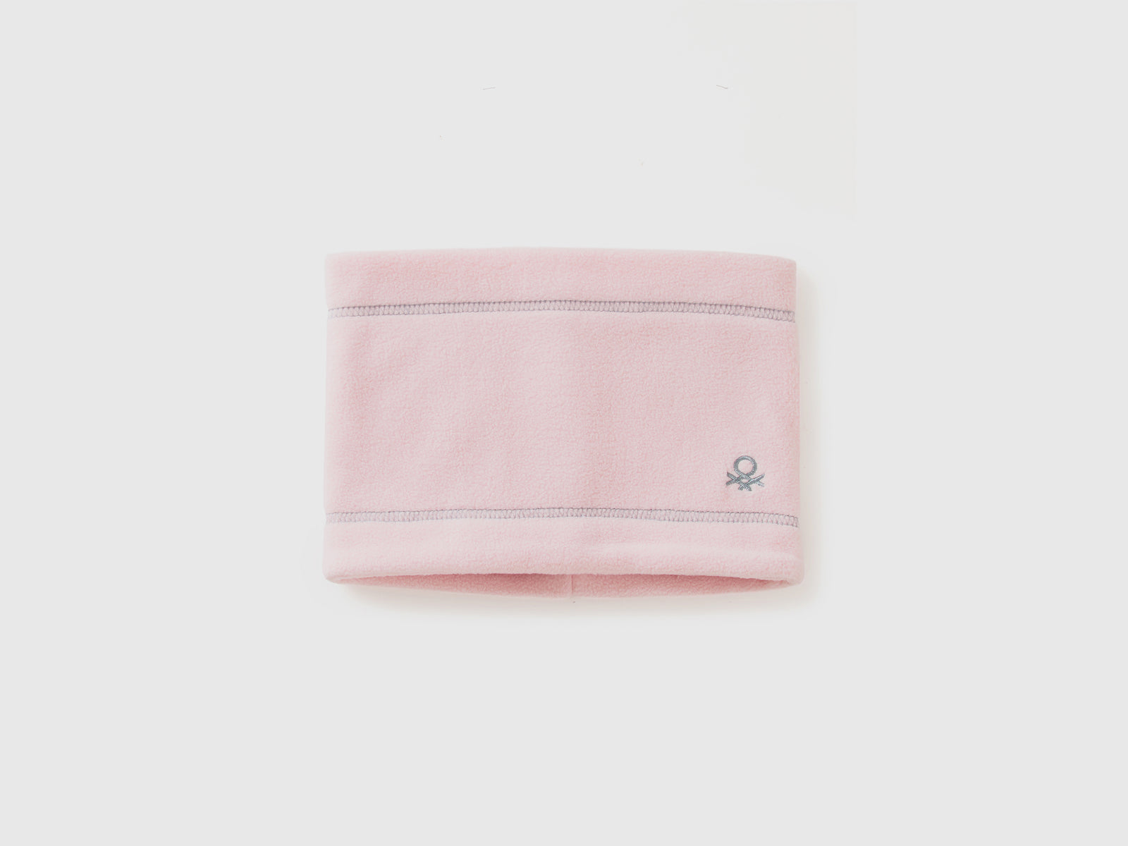 Scaldacollo in pile da bambino rosa tenue 2 | Benetton Outlet