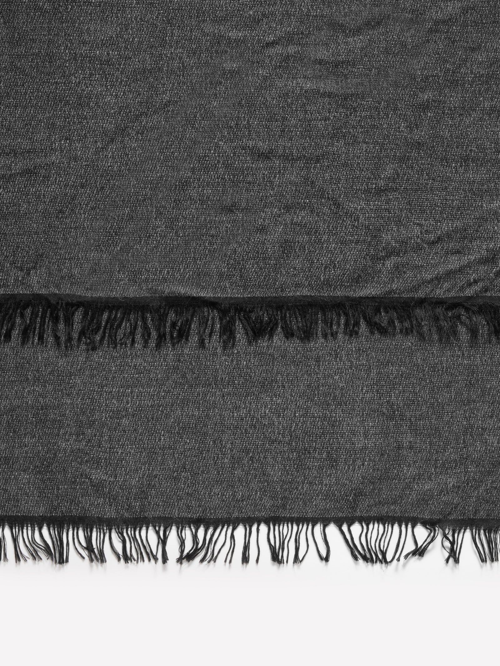 Sciarpa sfrangiata da uomo grigio scuro 2 | Sisley Outlet
