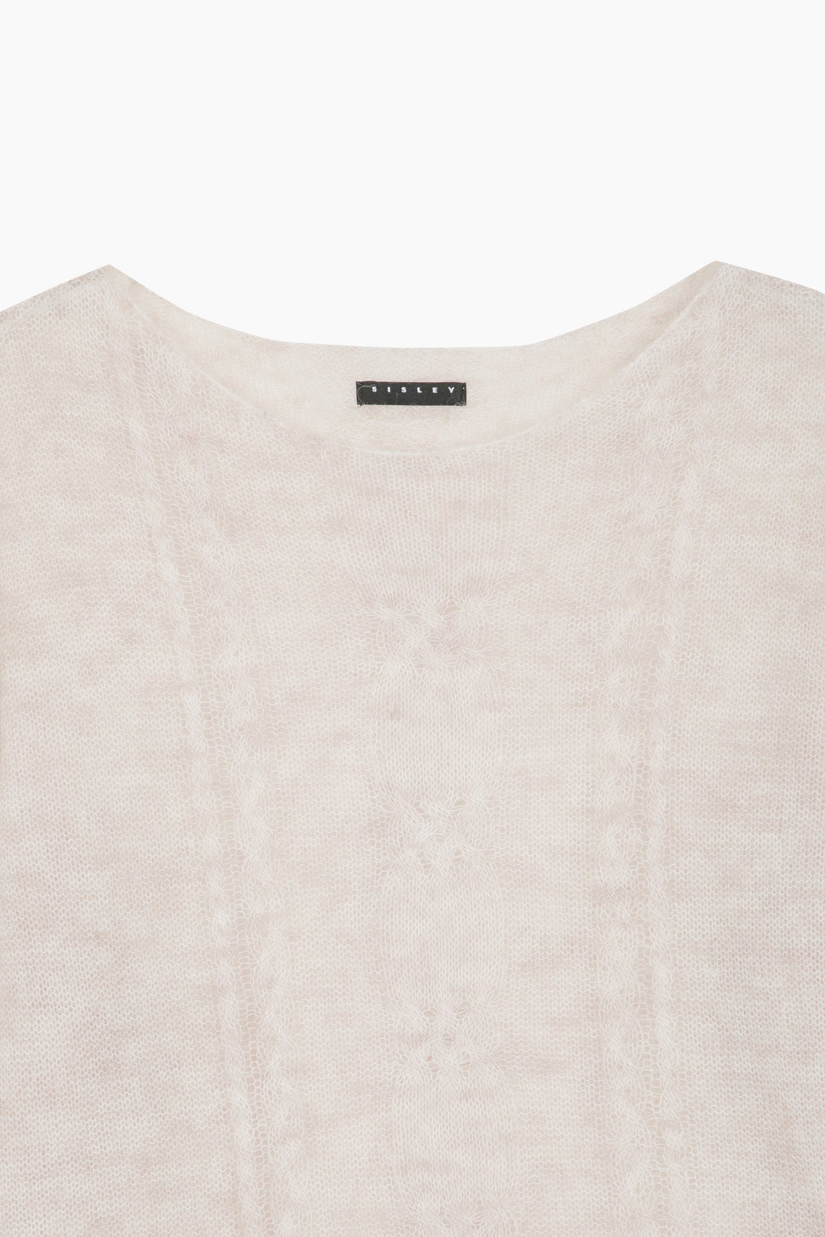 Maglia con trecce