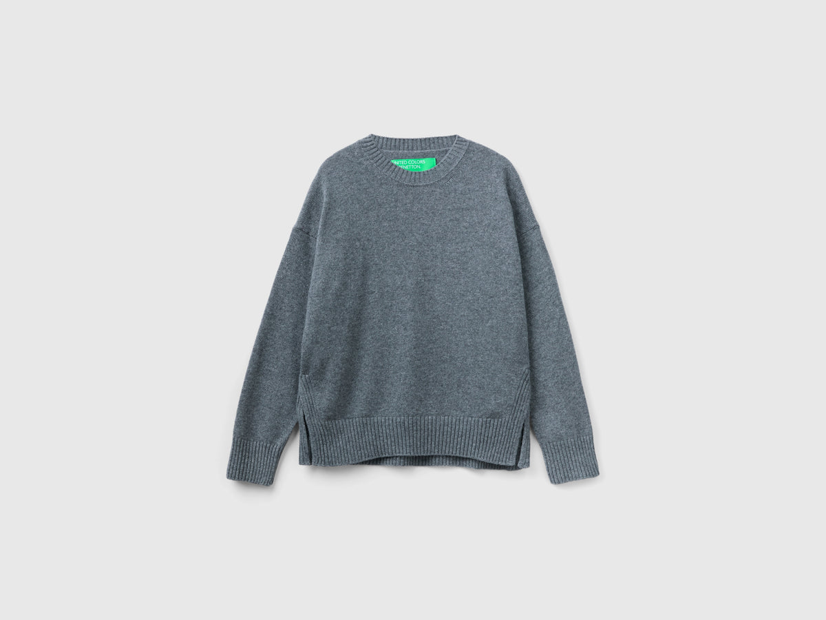 Maglia boxy fit in misto lana