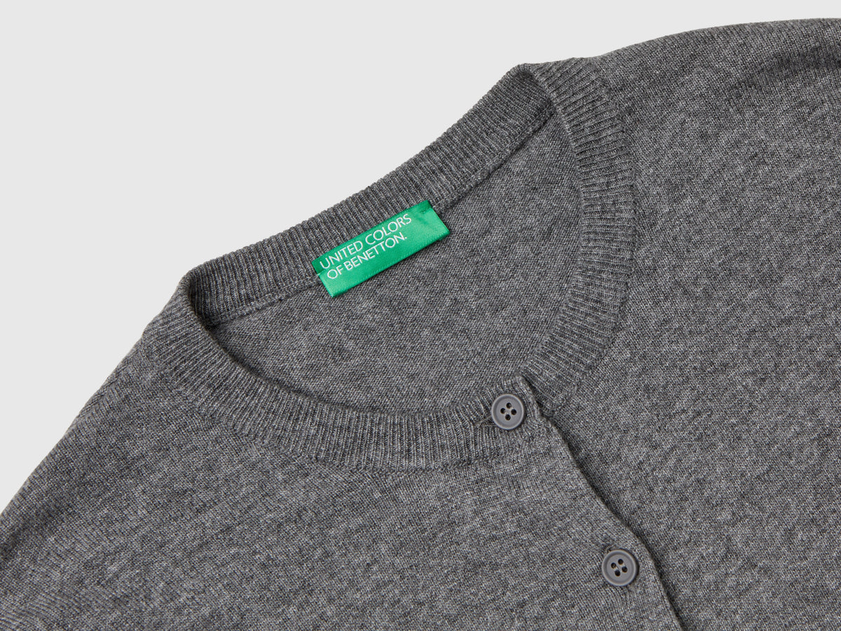 Cardigan in misto lana e cashmere