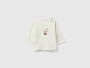T-shirt con patch 100% cotone bio