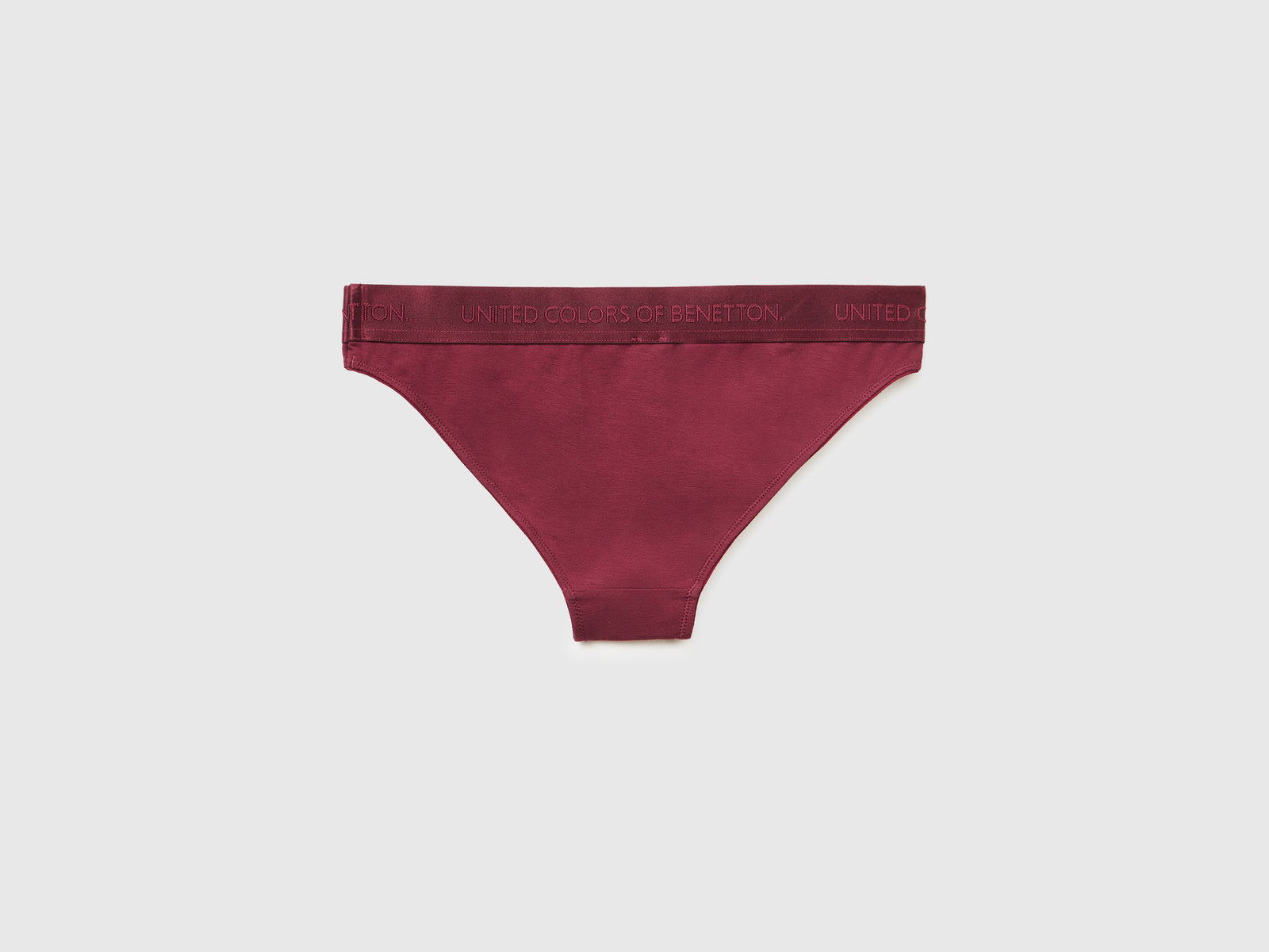 Slip in cotone stretch da donna bordeaux 2 | Benetton Outlet