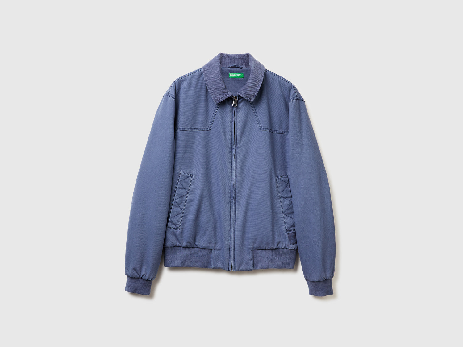Giubbino imbottito in puro cotone da uomo avio | Benetton Outlet