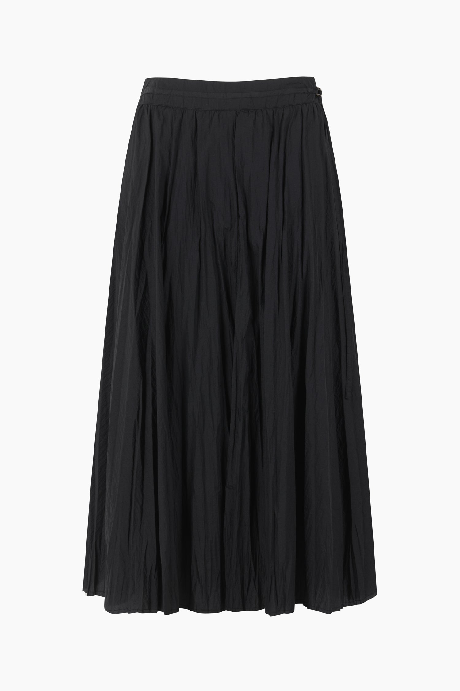 Maxi gonna semi trasparente da donna nero | Sisley Outlet