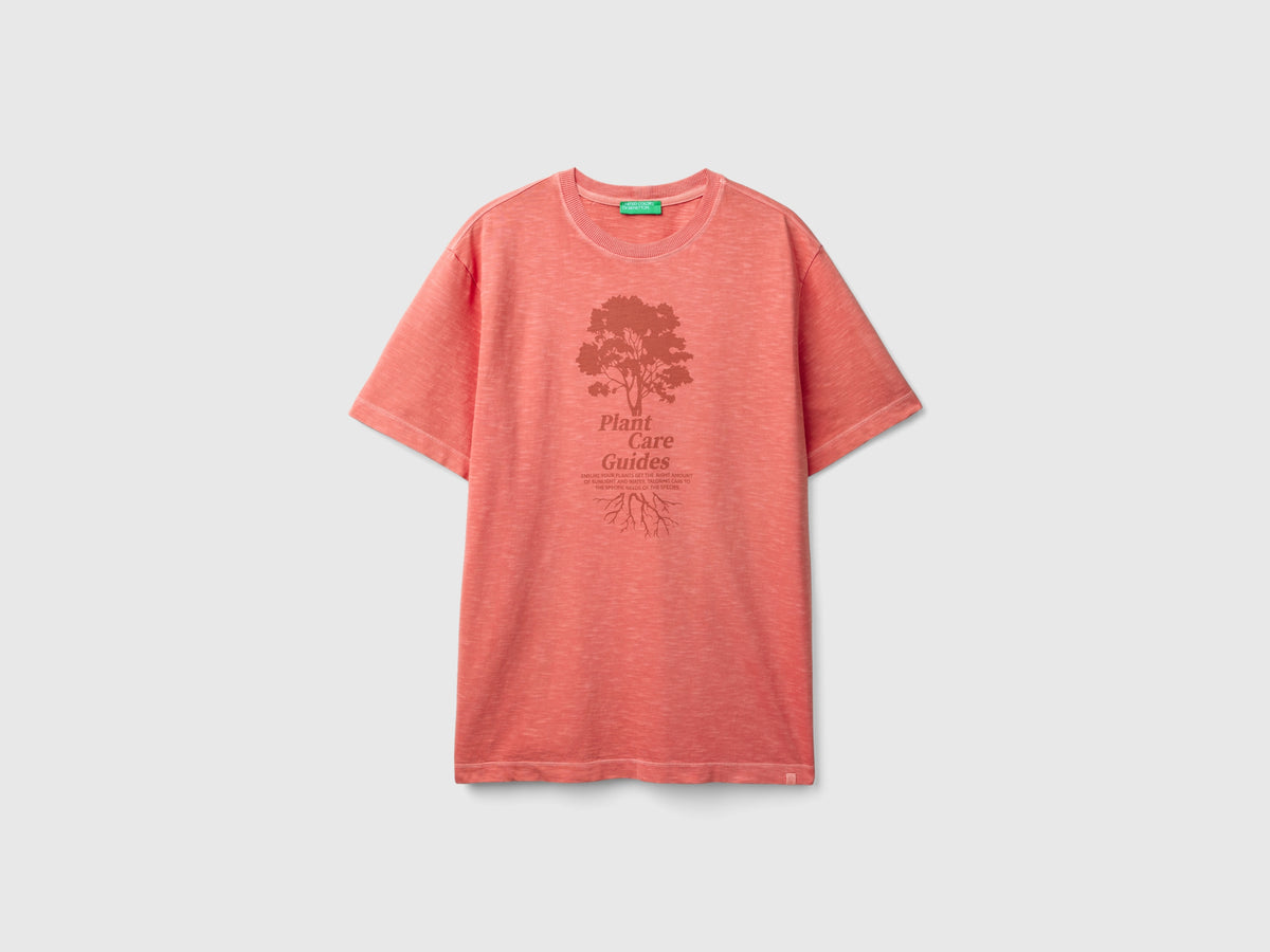 T-shirt con stampa 100% cotone
