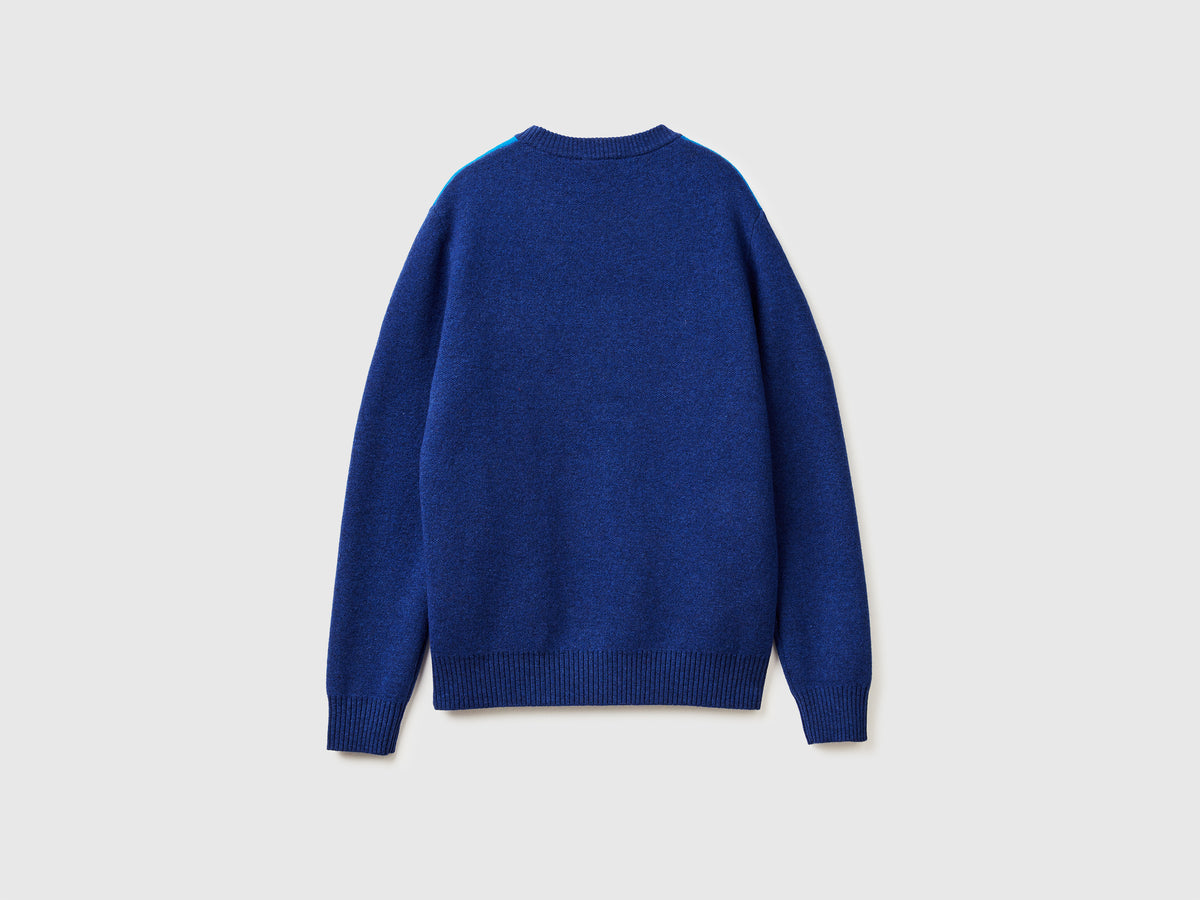 Maglione con grafica sci