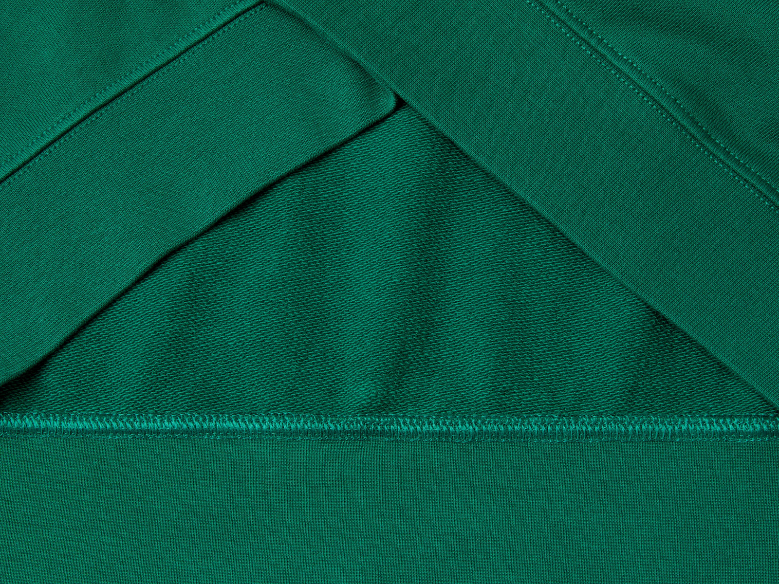 Felpa con patch logo da uomo verde scuro 3 | Benetton Outlet