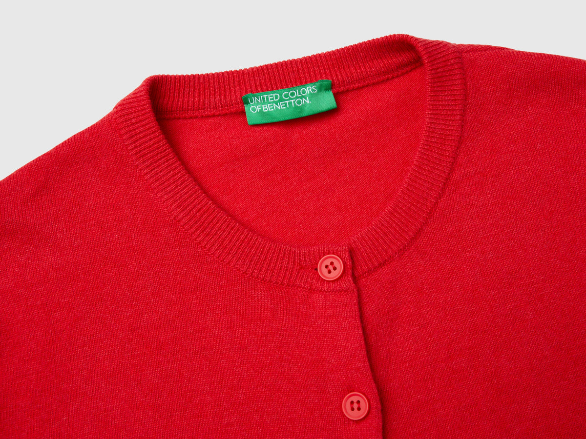 Cardigan in misto lana e cashmere
