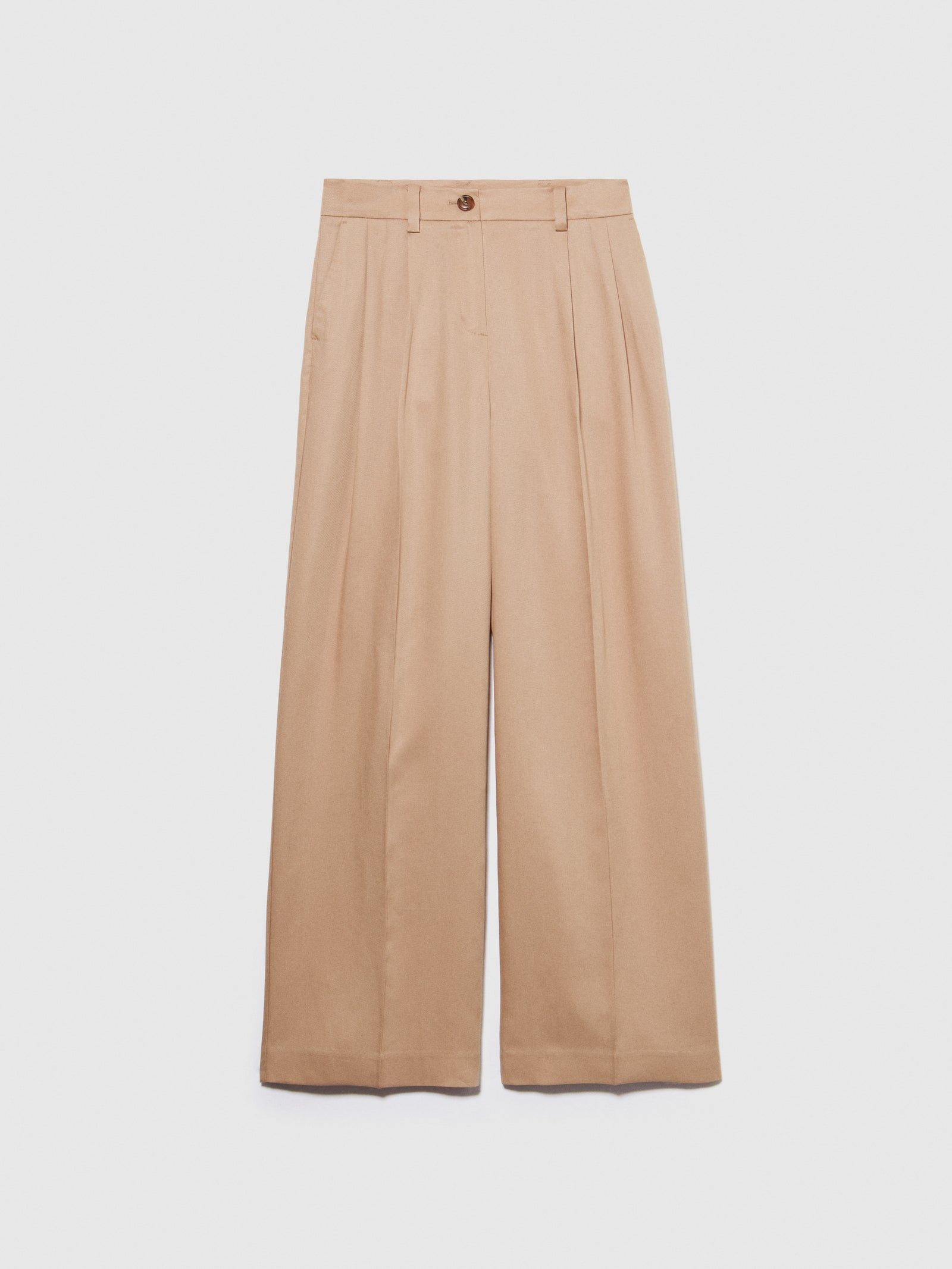 Pantaloni flare a vita bassa da donna beige | Sisley Outlet