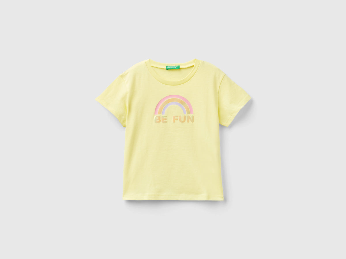 T-shirt boxy fit con dettagli laminati