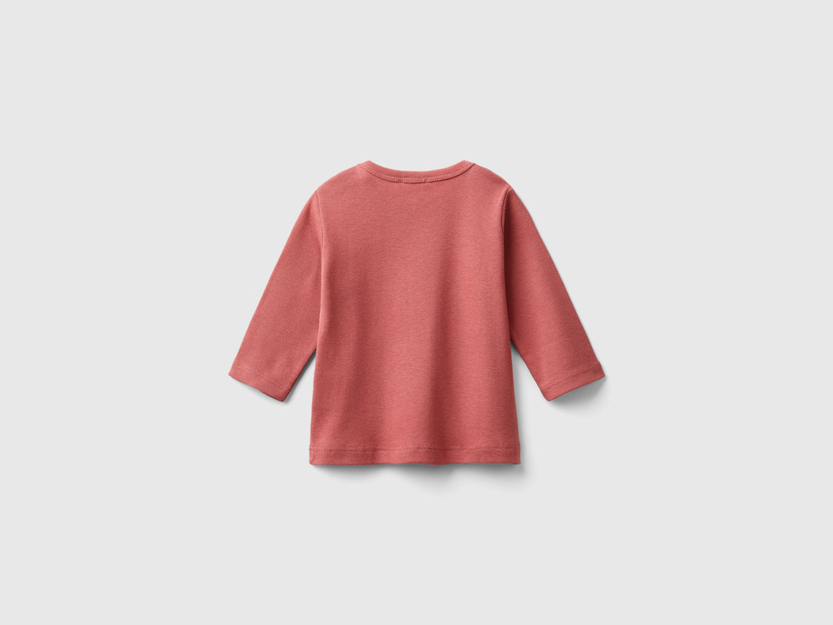T-shirt manica lunga 100% cotone bio