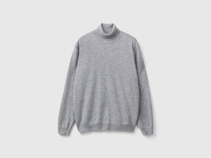Dolcevitao mélange in pura lana Merino