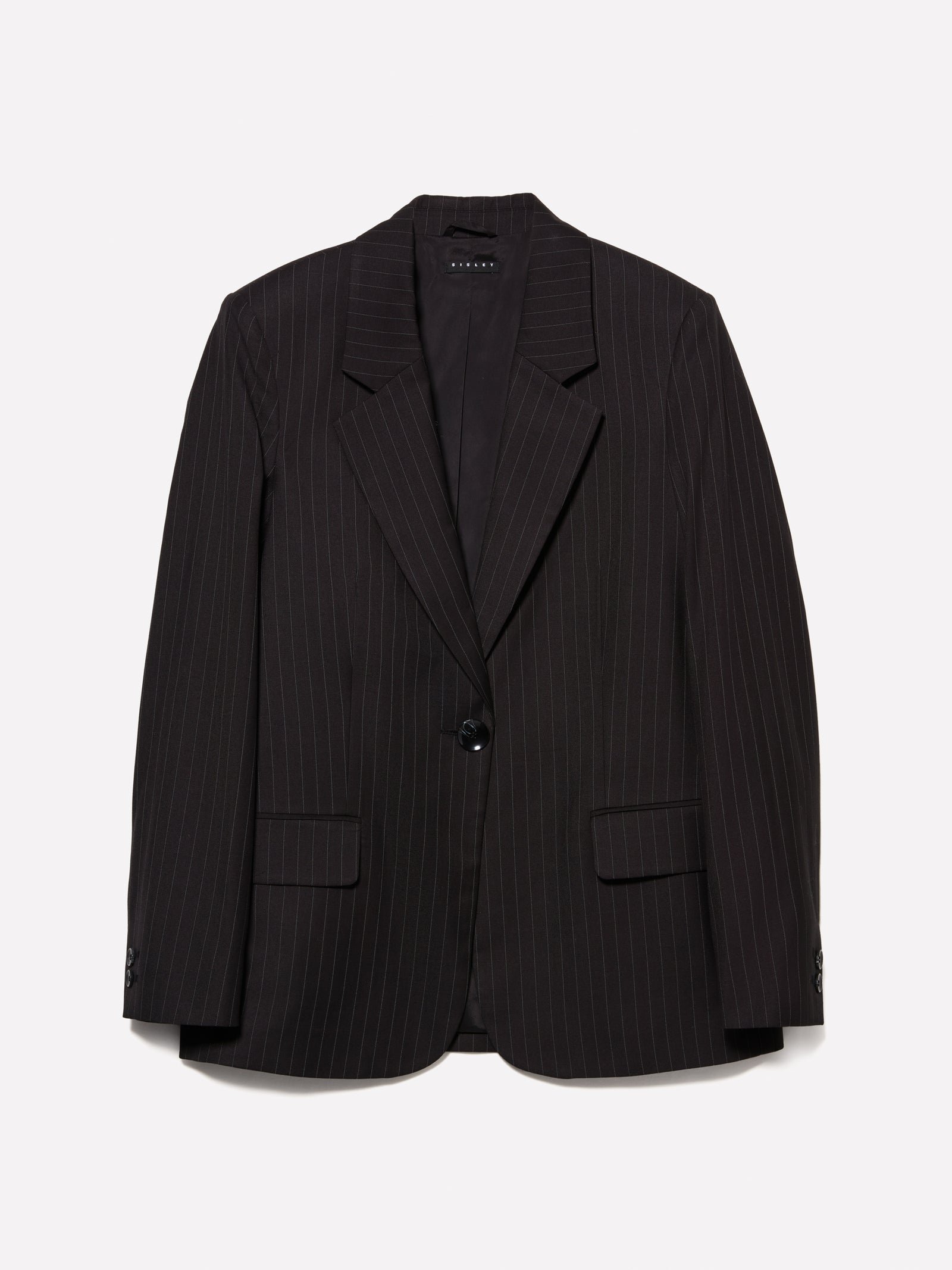 Pinstriped blazer da donna grigio scuro | Sisley Outlet