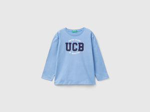 T-shirt manica lunga in cotone bio
