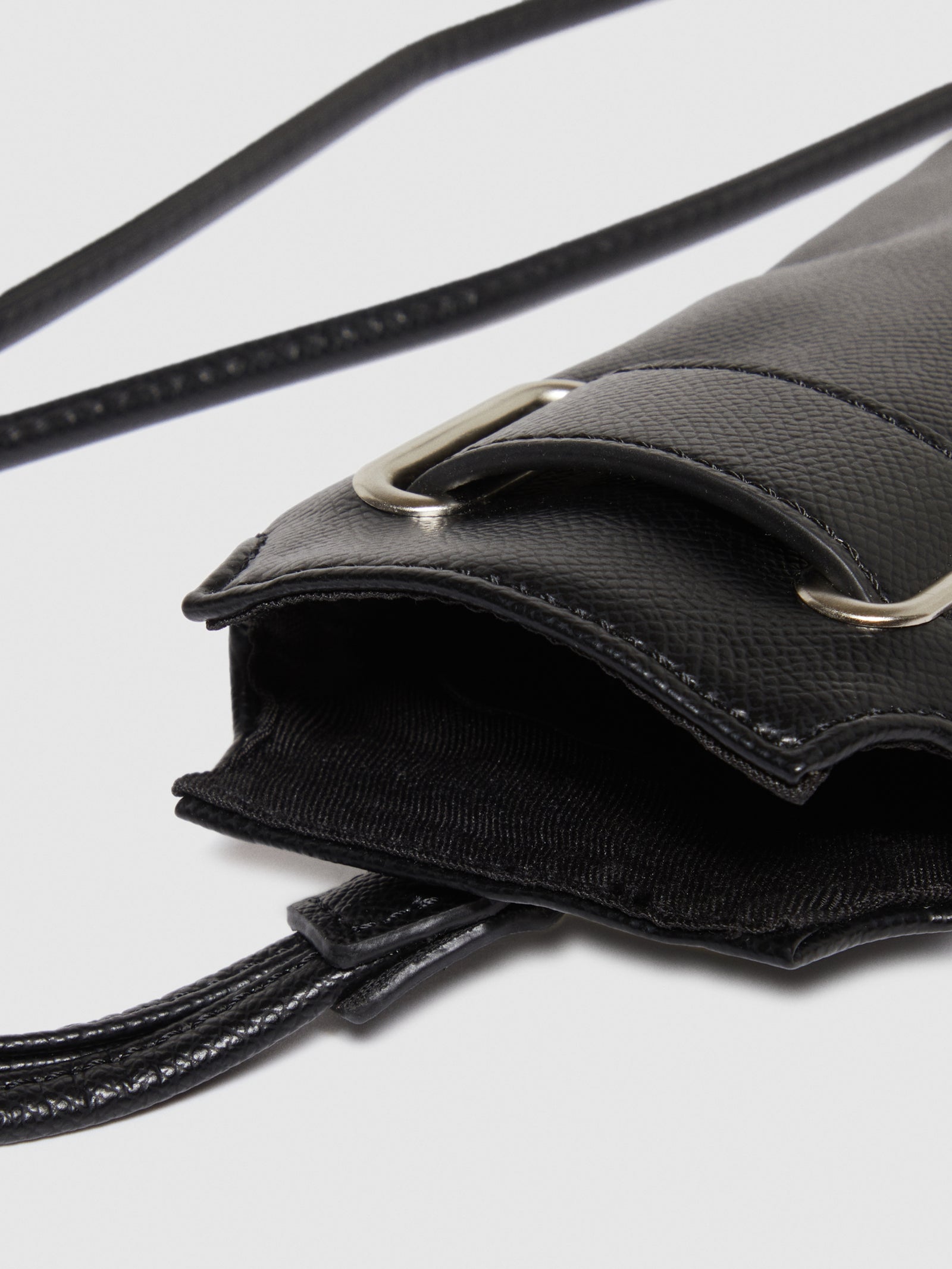 Portacellulare con cordoncino da donna nero 2 | Sisley Outlet