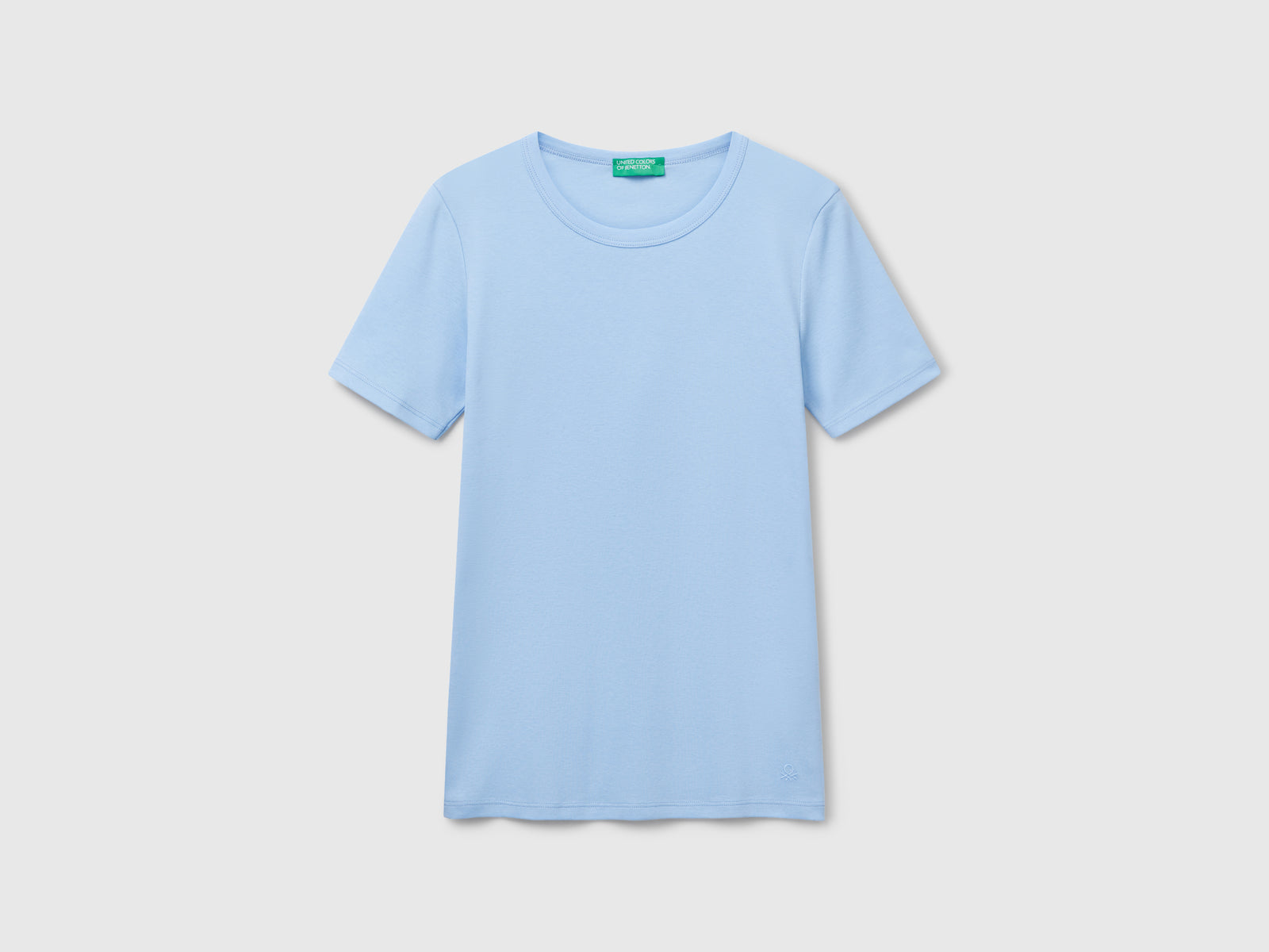 T-shirt regular fit da donna azzurro | Benetton Outlet