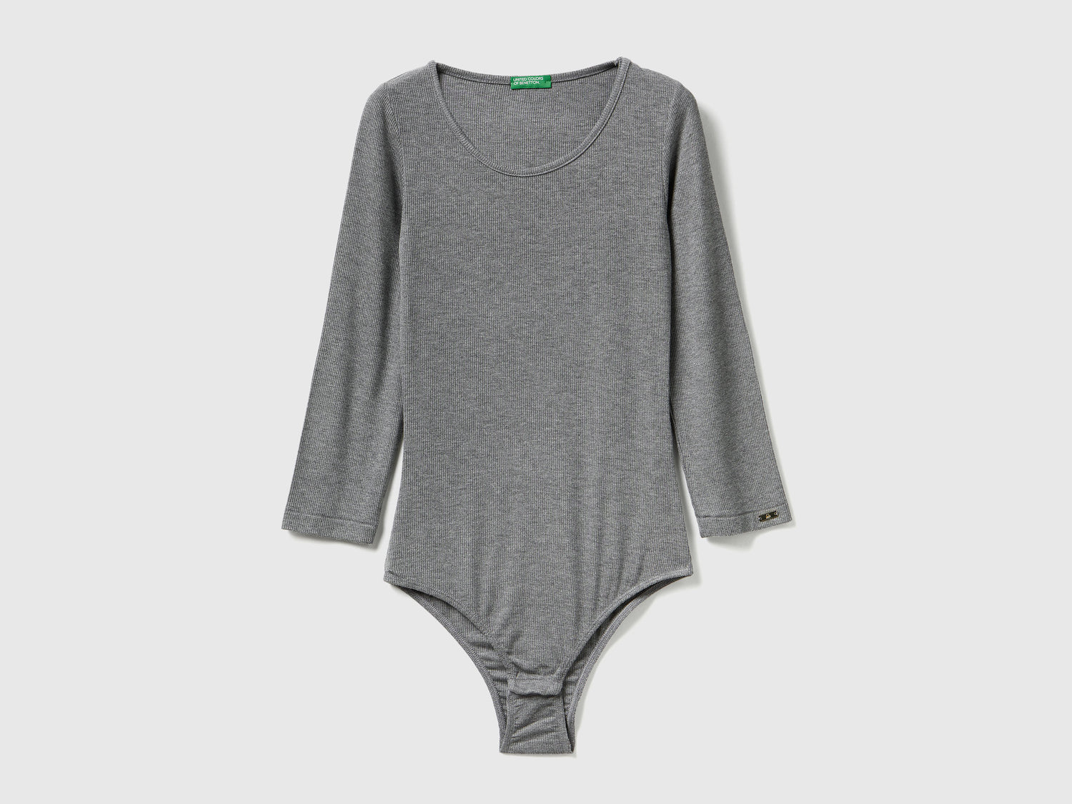 Body in viscosa stretch da donna grigio scuro | Benetton Outlet