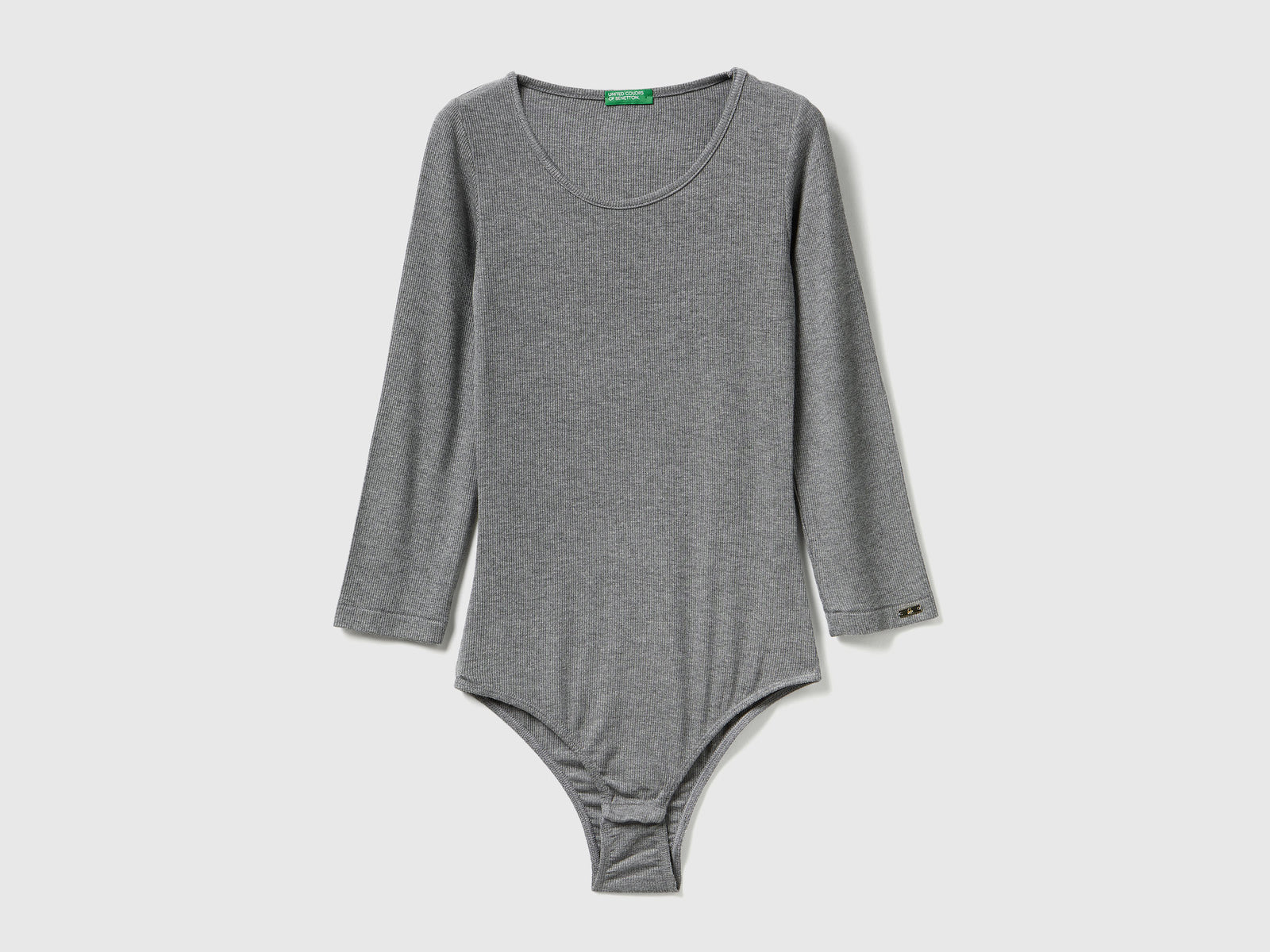 Body in viscosa stretch da donna grigio scuro | Benetton Outlet