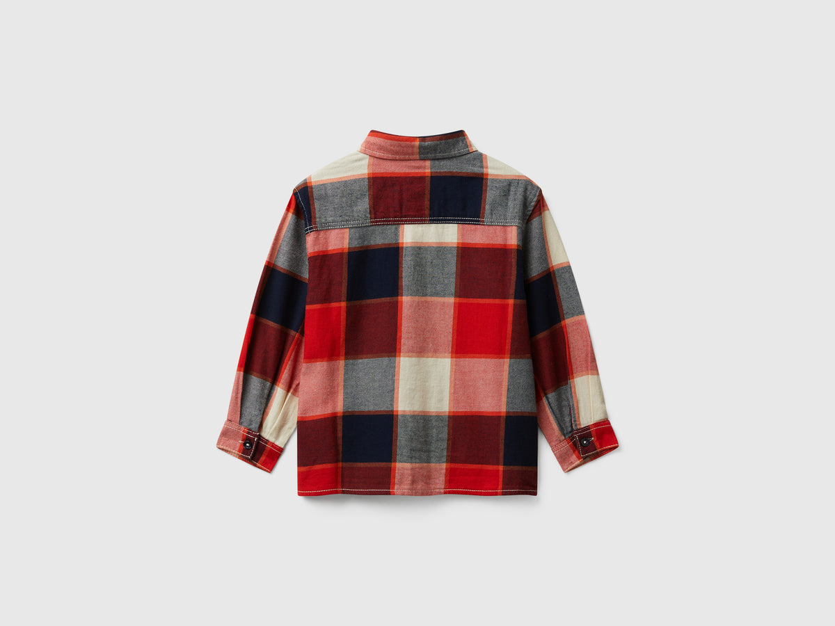 Camicia a quadri 100% cotone