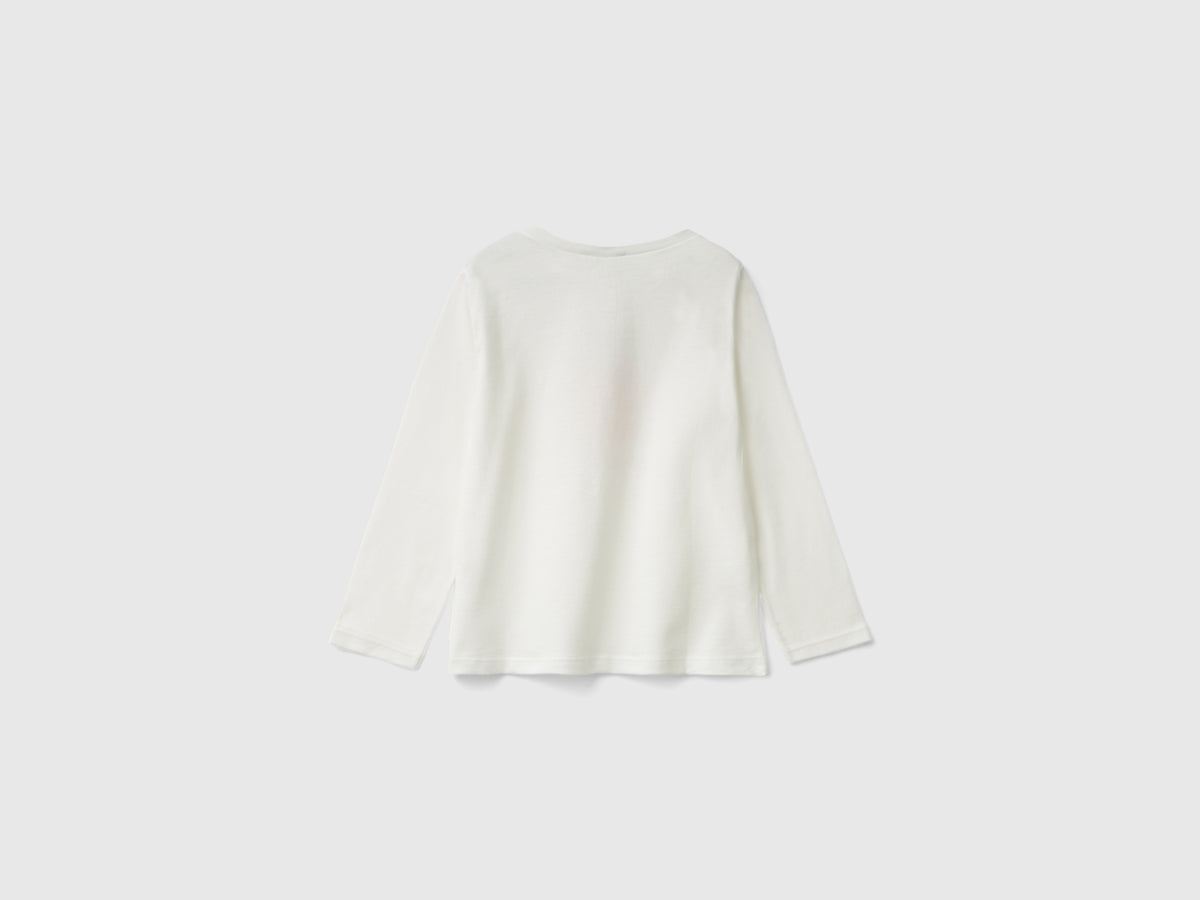 Maglietta regular fit con stampa