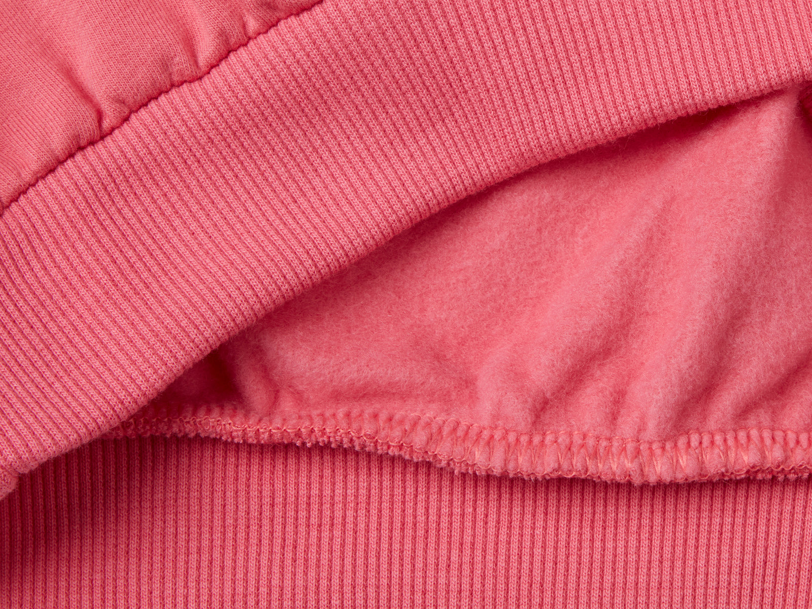 Calda felpa con stampa glitter da bimba rosa 2 | Benetton Outlet