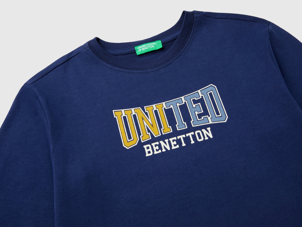 Warm T-shirt with logo print