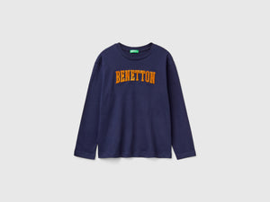T-shirt con ricamo logo