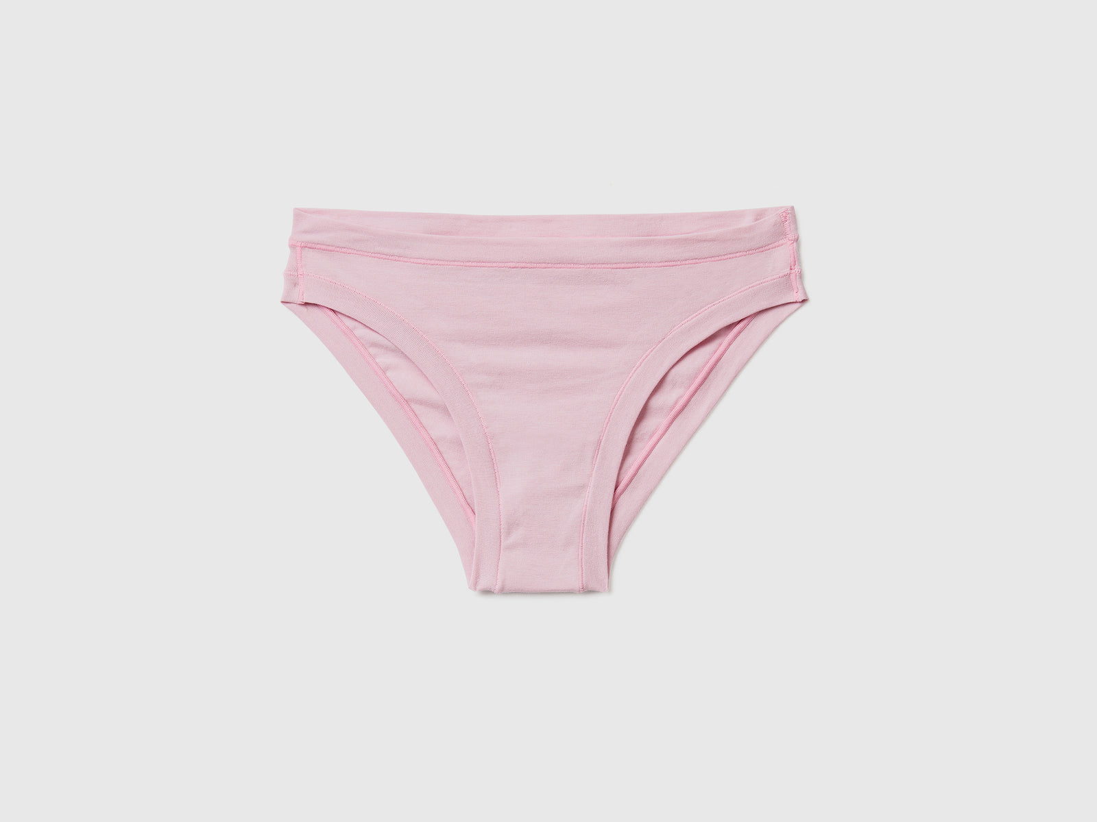 Slip vita bassa in cotone  super stretch da donna lilla | Benetton Outlet