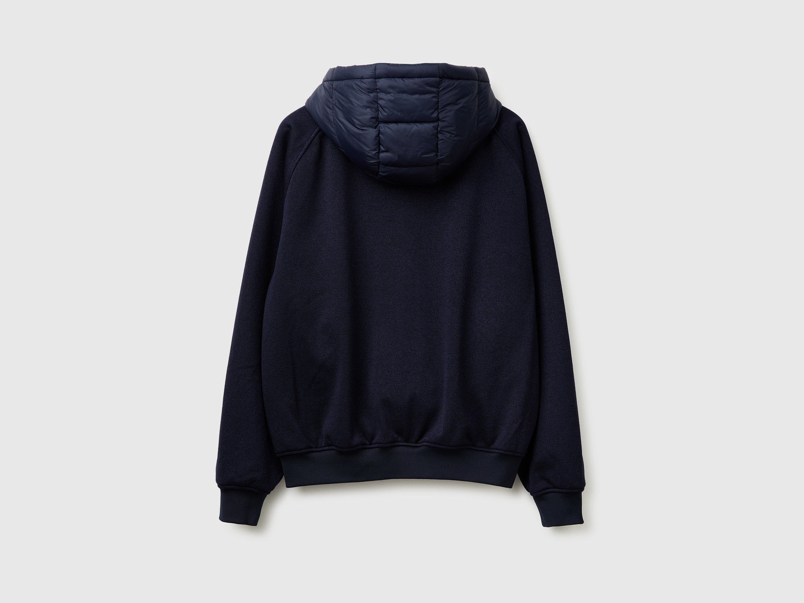 Giubbino regular in nylon e maglia da uomo blu scuro 2 | Benetton Outlet