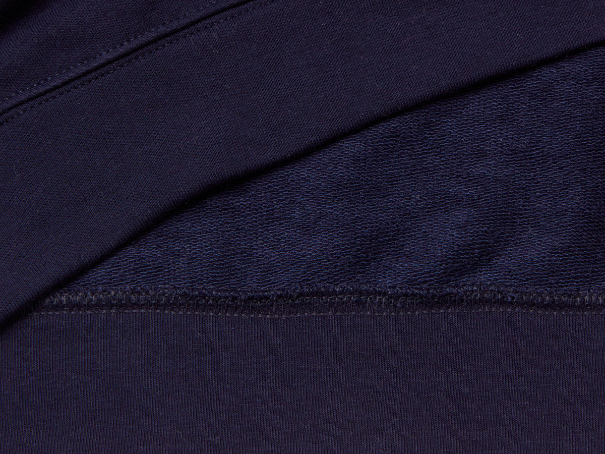 Felpa chiusa in misto cotone