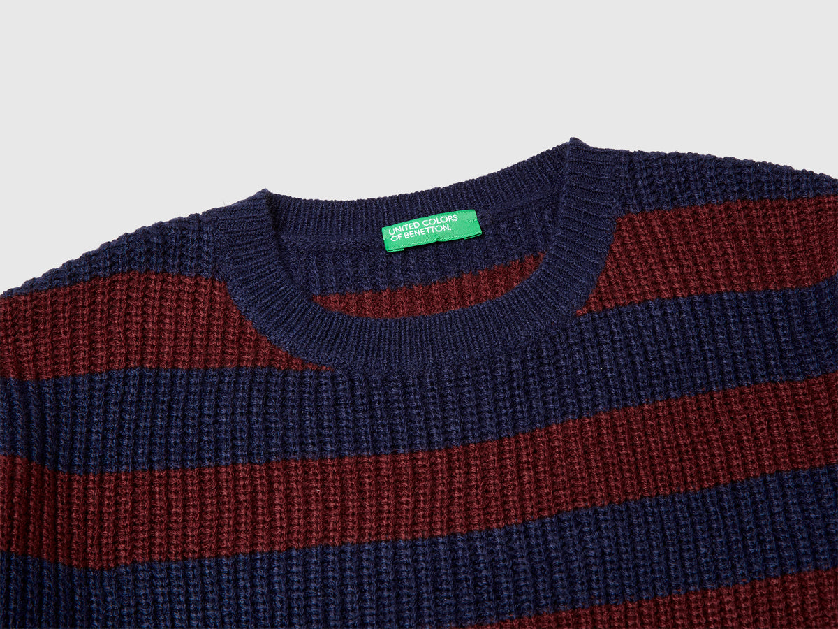 Maglione a righe