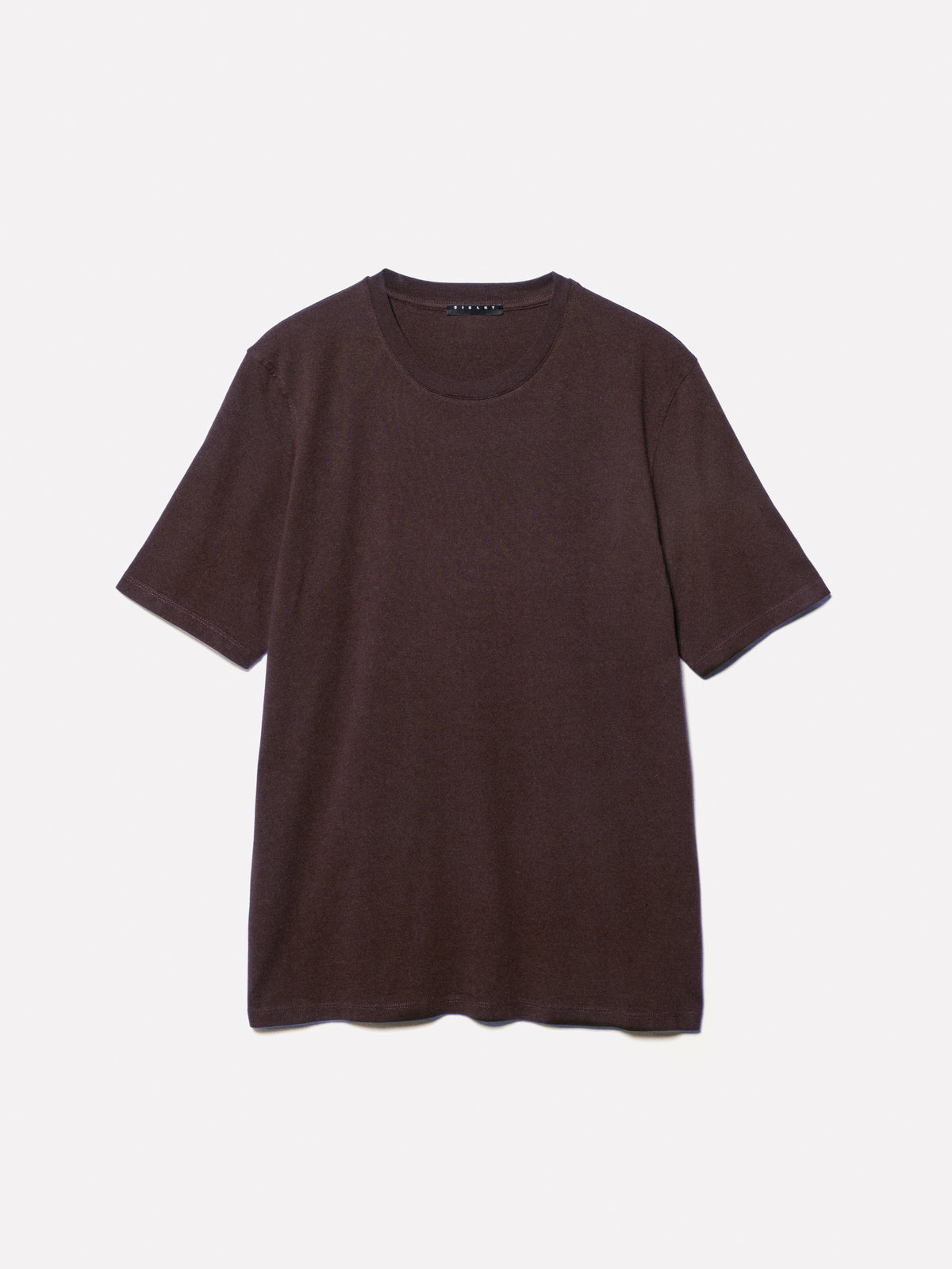 T-shirt a maniche corte regular fit marrone
