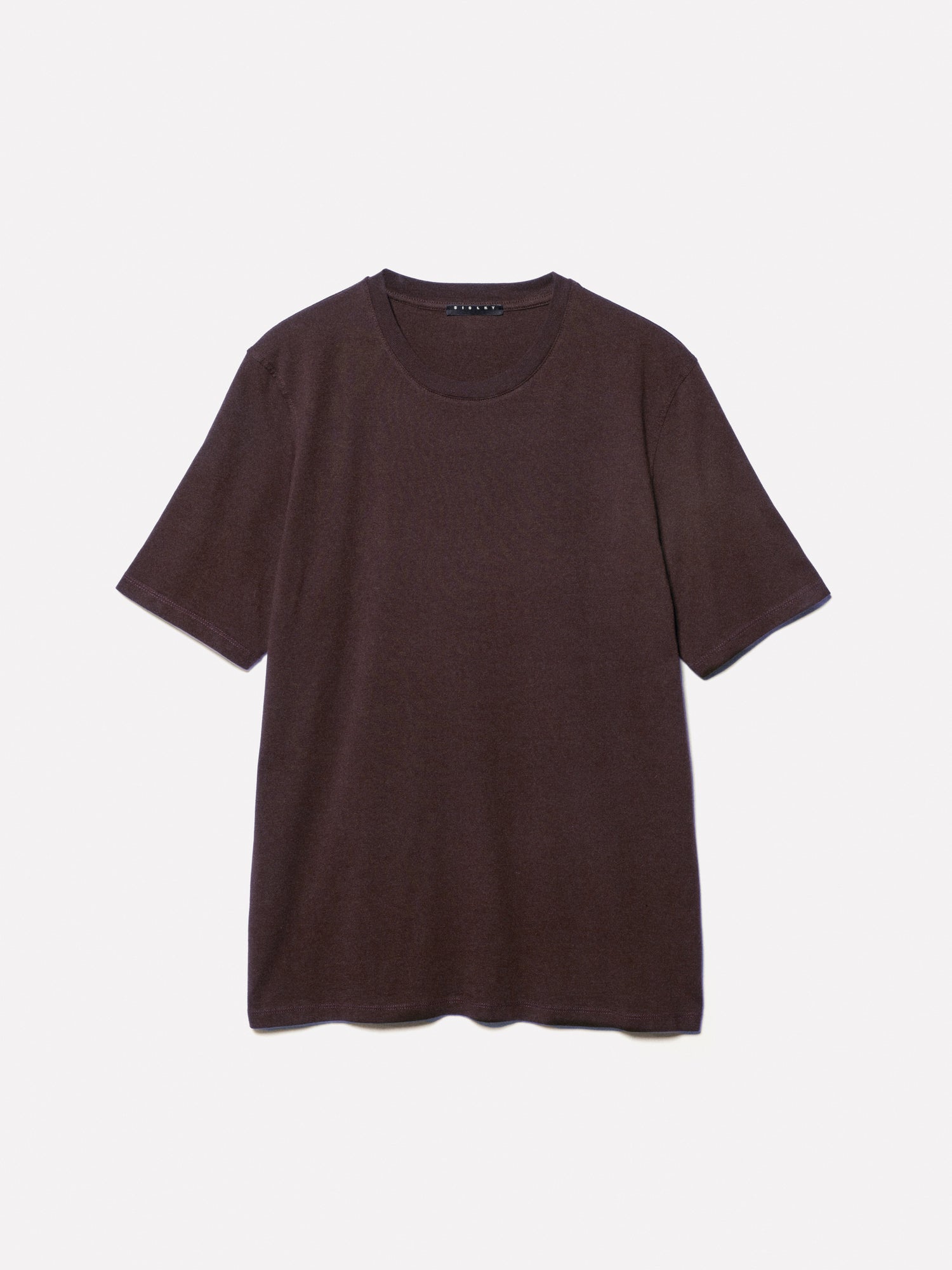 T-shirt a maniche corte regular fit marrone da uomo marrone scuro | Sisley Outlet
