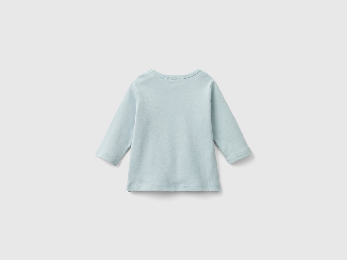 100% organic cotton long-sleeved T-shirt