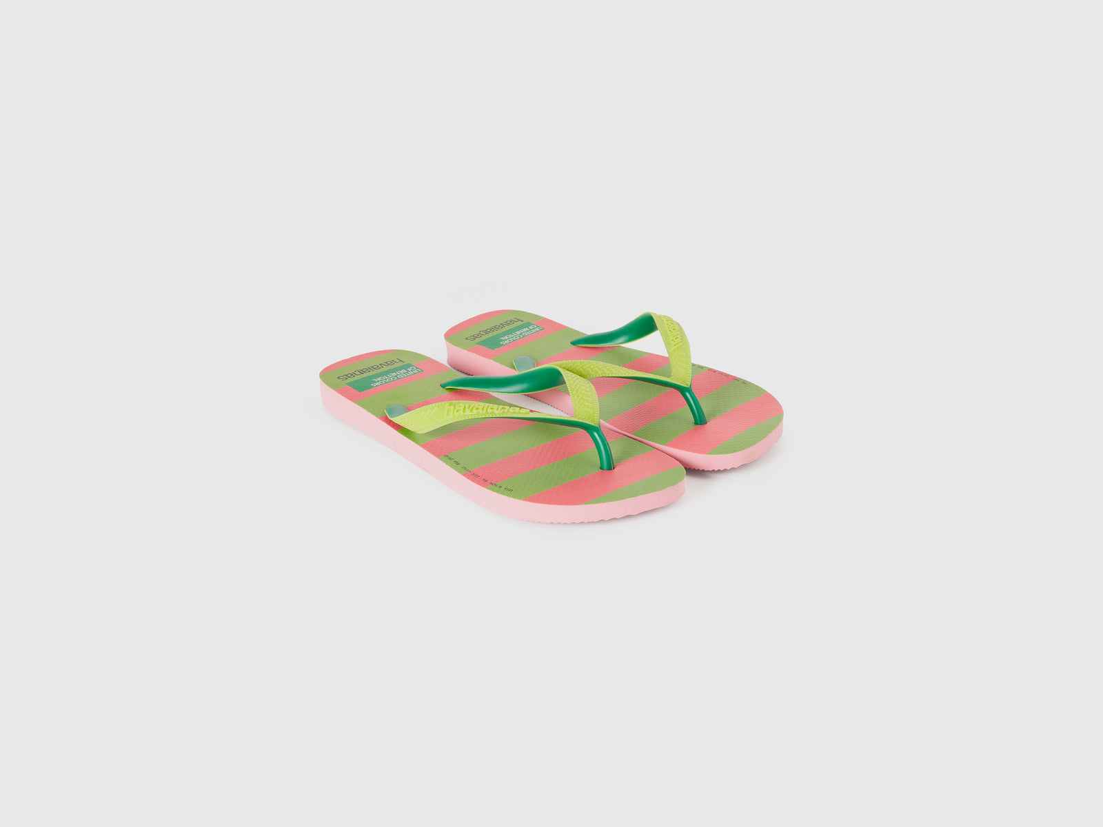 Infradito Havaianas a righe da uomo multi-color 3 | Benetton Outlet
