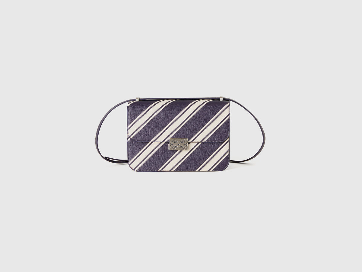 Borsa a righe regimental
