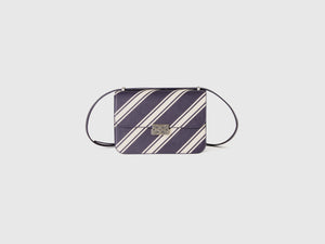 Borsa a righe regimental